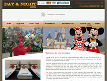 Tablet Screenshot of dayandnighthotelhk.com